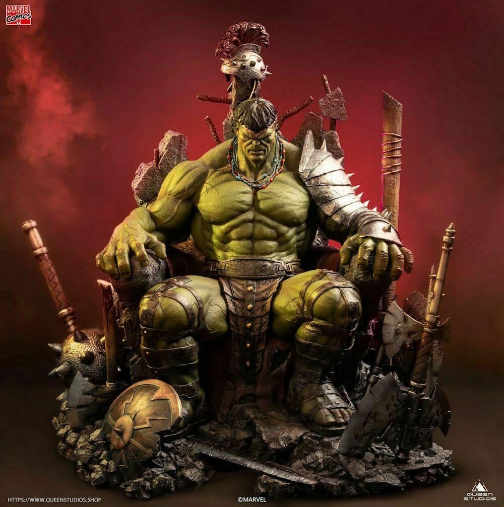 Marvel Comics Statue 1/4 Green Scar Hulk Regular Version 67cm - Scale Statue - Queen Studios - Hobby Figures UK