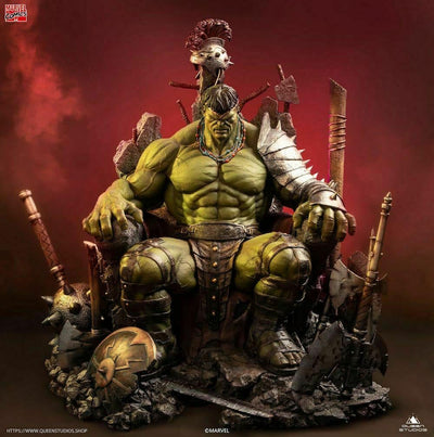 Marvel Comics Statue 1/4 Green Scar Hulk Regular Version 67cm - Scale Statue - Queen Studios - Hobby Figures UK