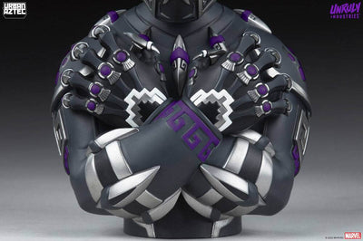 Marvel Designer Collectible Vinyl Bust Black Panther Purple Variant by Jesse Hernandez 19cm - Scale Statue - Unruly Industries - Hobby Figures UK