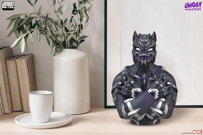 Marvel Designer Collectible Vinyl Bust Black Panther Purple Variant by Jesse Hernandez 19cm - Scale Statue - Unruly Industries - Hobby Figures UK