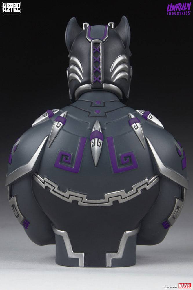 Marvel Designer Collectible Vinyl Bust Black Panther Purple Variant by Jesse Hernandez 19cm - Scale Statue - Unruly Industries - Hobby Figures UK