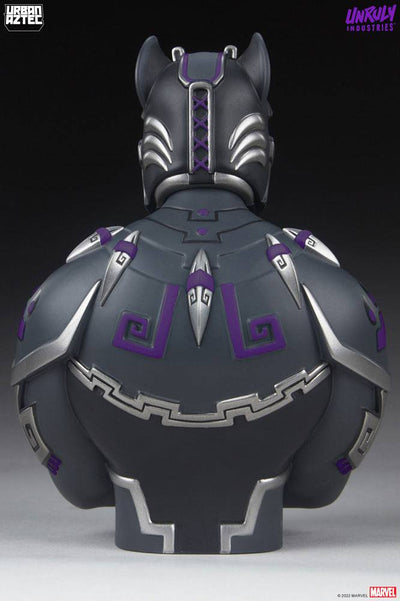 Marvel Designer Collectible Vinyl Bust Black Panther Purple Variant by Jesse Hernandez 19cm - Scale Statue - Unruly Industries - Hobby Figures UK