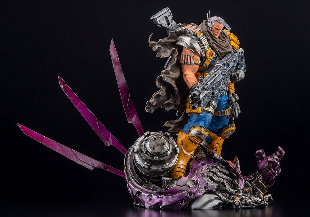 Marvel Fine Art Signature Series featuring the Kucharek Brothers Statue 1/6 Cable 36cm - Scale Statue - Kotobukiya - Hobby Figures UK
