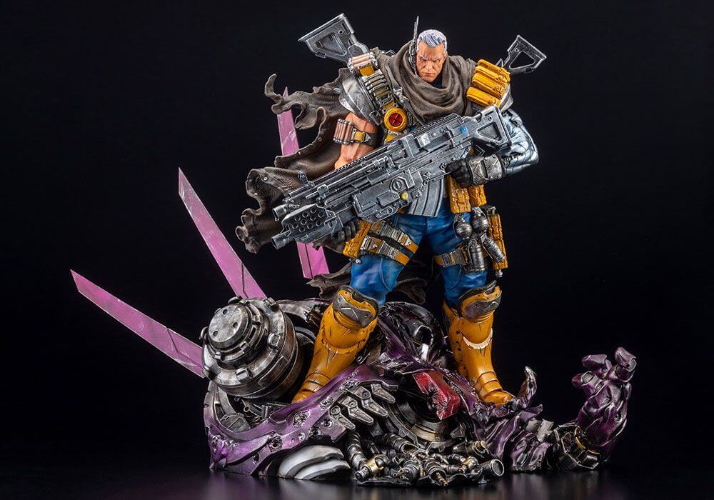 Marvel Fine Art Signature Series featuring the Kucharek Brothers Statue 1/6 Cable 36cm - Scale Statue - Kotobukiya - Hobby Figures UK