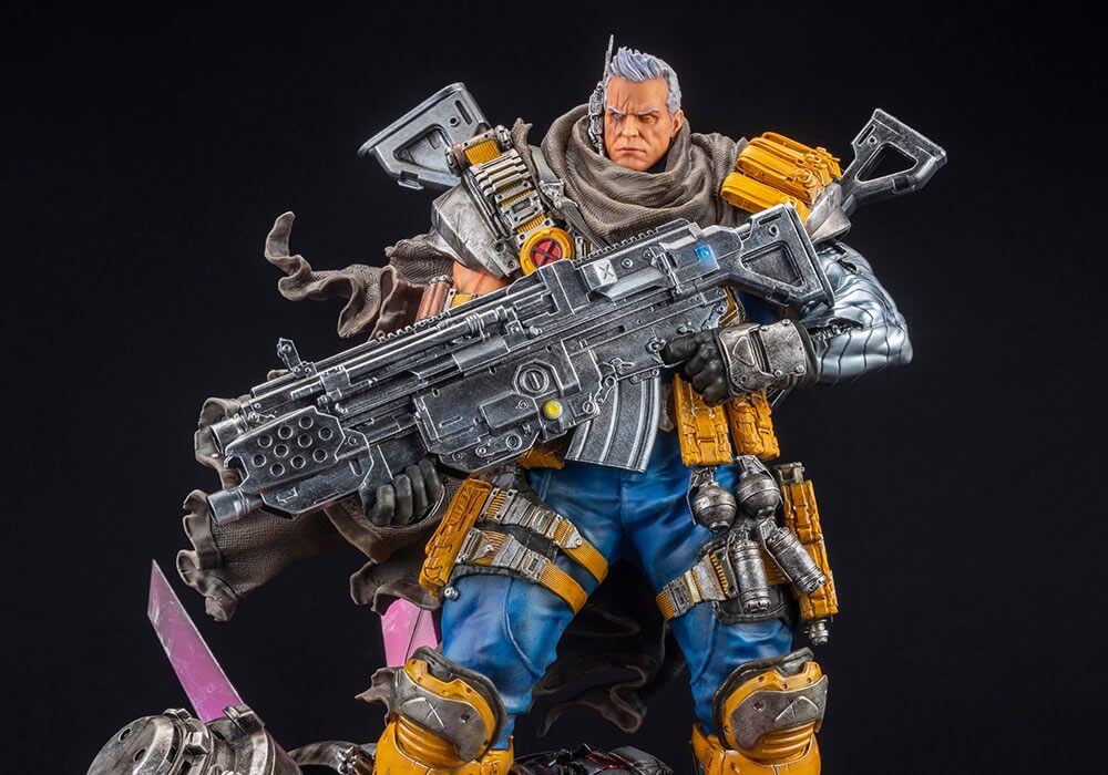 Marvel Fine Art Signature Series featuring the Kucharek Brothers Statue 1/6 Cable 36cm - Scale Statue - Kotobukiya - Hobby Figures UK