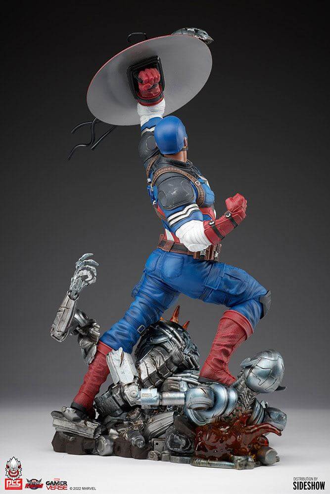 Marvel Future Revolution Statue 1/6 Captain America 38cm - Scale Statue - PCS - Premium Collectibles Studio - Hobby Figures UK