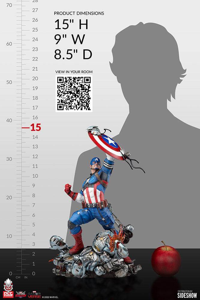 Marvel Future Revolution Statue 1/6 Captain America 38cm - Scale Statue - PCS - Premium Collectibles Studio - Hobby Figures UK