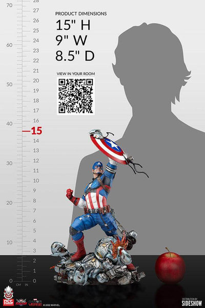 Marvel Future Revolution Statue 1/6 Captain America 38cm - Scale Statue - PCS - Premium Collectibles Studio - Hobby Figures UK