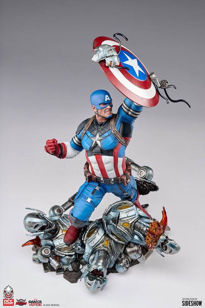 Marvel Future Revolution Statue 1/6 Captain America 38cm - Scale Statue - PCS - Premium Collectibles Studio - Hobby Figures UK