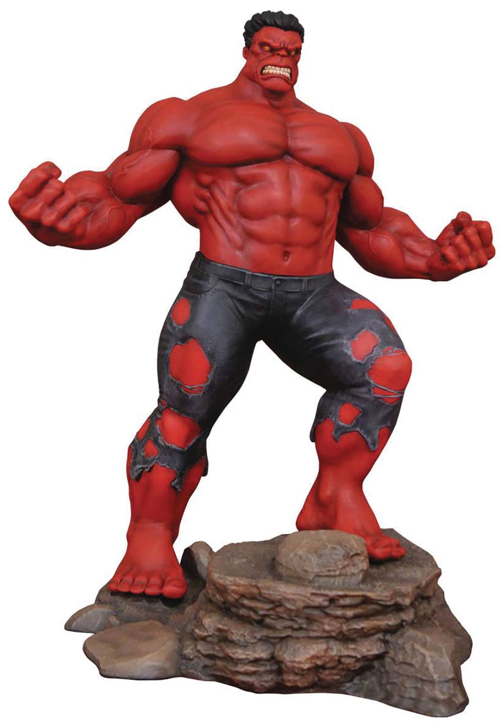 Marvel Gallery PVC Diorama Red Hulk 25cm - Scale Statue - Diamond Select - Hobby Figures UK
