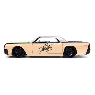 Marvel Hollywood Rides Diecast Model 1/24 1963 Lincoln Continental with Stan Lee Figure - Action Figures - Jada Toys - Hobby Figures UK