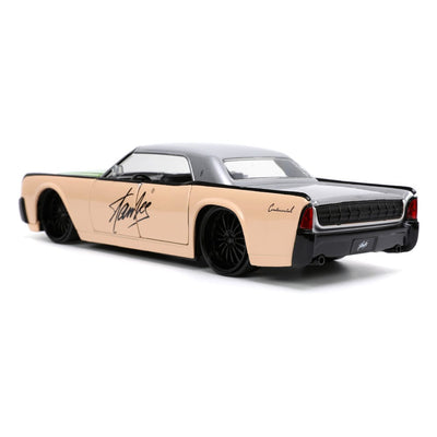 Marvel Hollywood Rides Diecast Model 1/24 1963 Lincoln Continental with Stan Lee Figure - Action Figures - Jada Toys - Hobby Figures UK