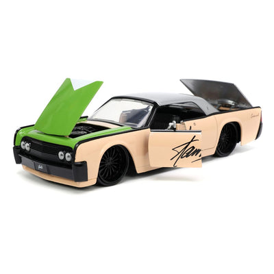Marvel Hollywood Rides Diecast Model 1/24 1963 Lincoln Continental with Stan Lee Figure - Action Figures - Jada Toys - Hobby Figures UK