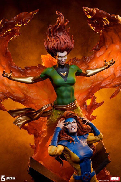 Marvel Maquette Phoenix and Jean Grey Statue 66cm - Scale Statue - Sideshow Collectibles - Hobby Figures UK