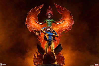 Marvel Maquette Phoenix and Jean Grey Statue 66cm - Scale Statue - Sideshow Collectibles - Hobby Figures UK
