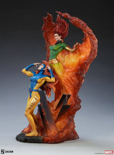 Marvel Maquette Phoenix and Jean Grey Statue 66cm - Scale Statue - Sideshow Collectibles - Hobby Figures UK