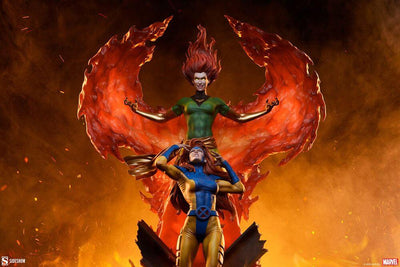 Marvel Maquette Phoenix and Jean Grey Statue 66cm - Scale Statue - Sideshow Collectibles - Hobby Figures UK