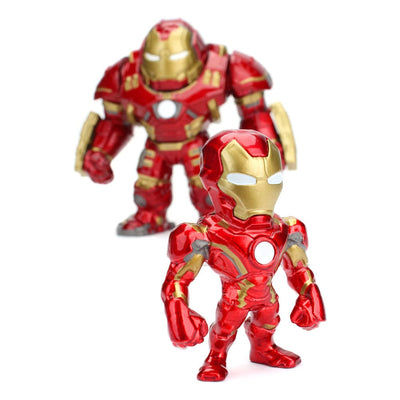 Marvel Metal figures Iron Man & Hulkbuster 5-15cm - Action Figures - Jada Toys - Hobby Figures UK