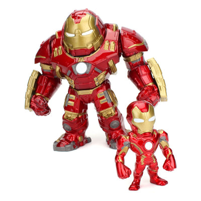 Marvel Metal figures Iron Man & Hulkbuster 5-15cm - Action Figures - Jada Toys - Hobby Figures UK