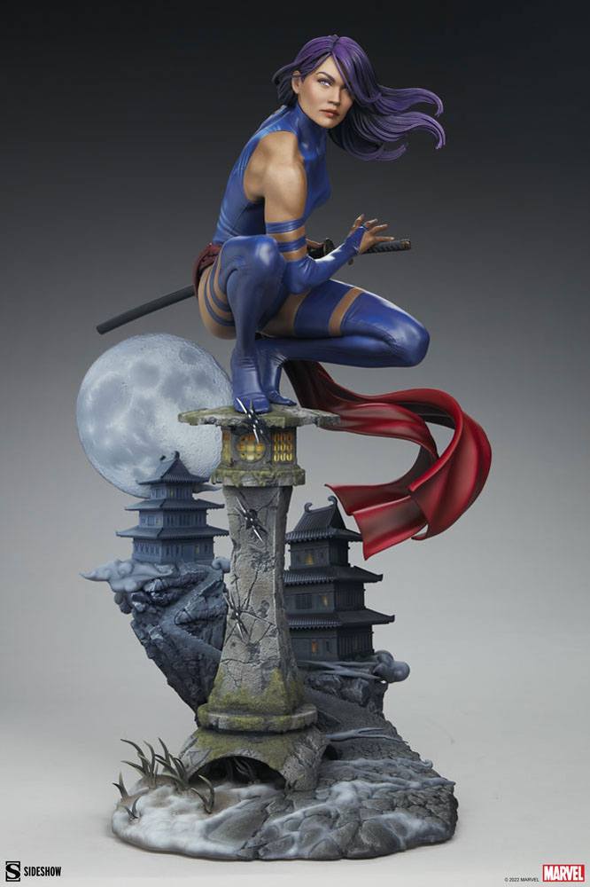 Marvel Premium Format Statue 1/4 Psylocke 53cm - Scale Statue - Sideshow Collectibles - Hobby Figures UK