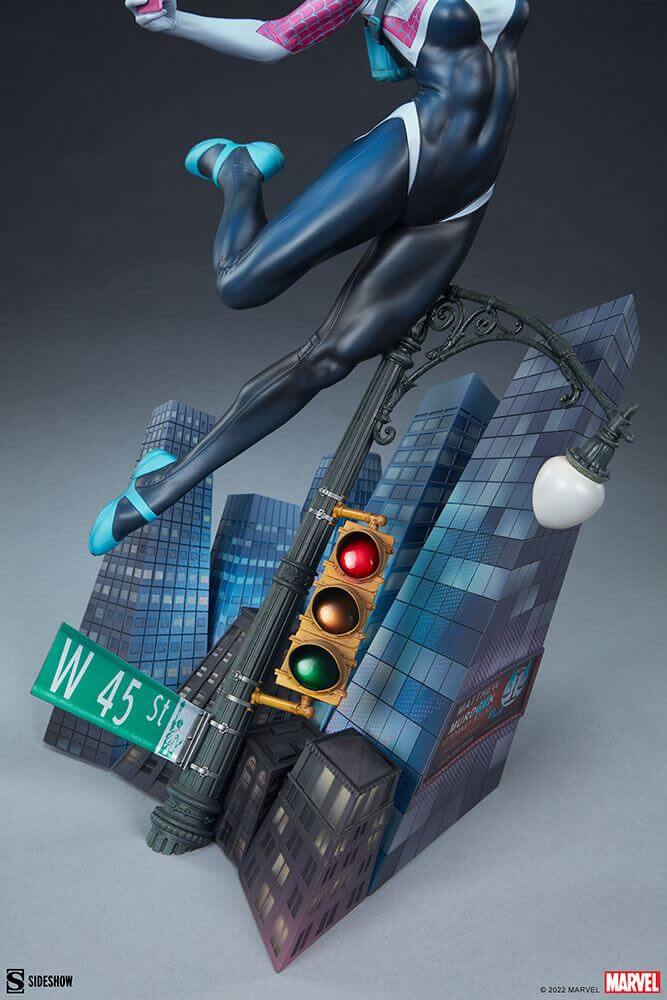 Marvel Premium Format Statue 1/4 Spider-Gwen 60cm - Scale Statue - Sideshow Collectibles - Hobby Figures UK