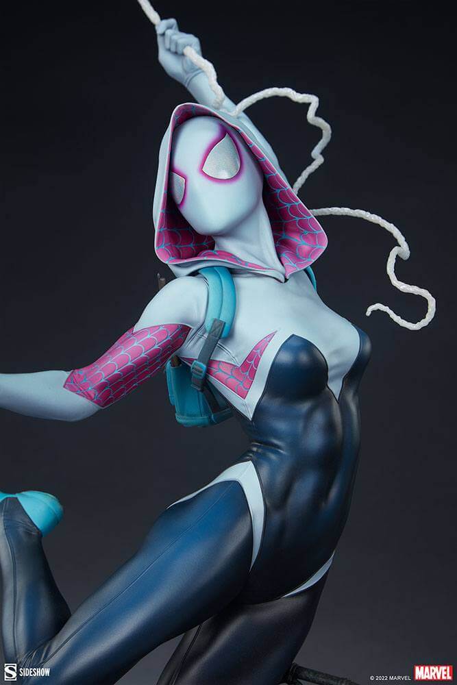 Marvel Premium Format Statue 1/4 Spider-Gwen 60cm - Scale Statue - Sideshow Collectibles - Hobby Figures UK