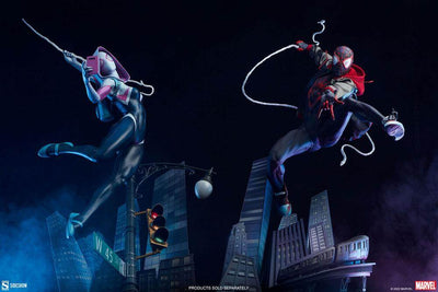 Marvel Premium Format Statue Miles Morales 60cm - Scale Statue - Sideshow Collectibles - Hobby Figures UK