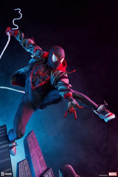 Marvel Premium Format Statue Miles Morales 60cm - Scale Statue - Sideshow Collectibles - Hobby Figures UK