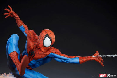 Marvel Premium Format Statue Spider-Man 55cm - Scale Statue - Sideshow Collectibles - Hobby Figures UK