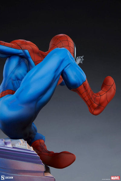 Marvel Premium Format Statue Spider-Man 55cm - Scale Statue - Sideshow Collectibles - Hobby Figures UK