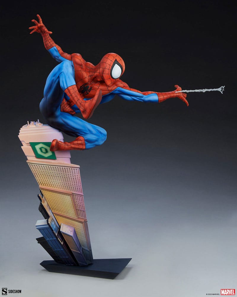 Marvel Premium Format Statue Spider-Man 55cm - Scale Statue - Sideshow Collectibles - Hobby Figures UK