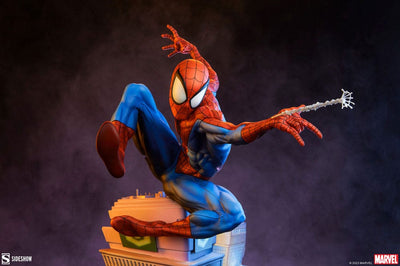 Marvel Premium Format Statue Spider-Man 55cm - Scale Statue - Sideshow Collectibles - Hobby Figures UK