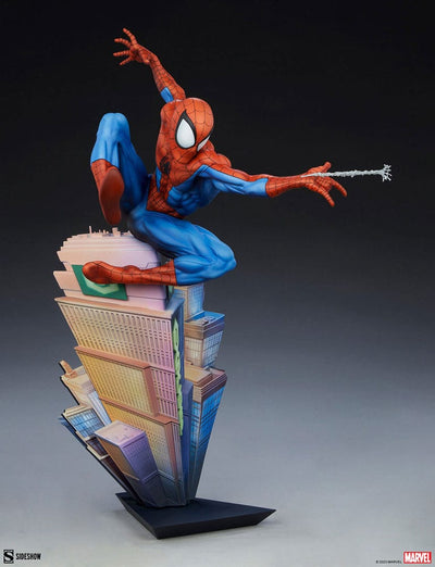 Marvel Premium Format Statue Spider-Man 55cm - Scale Statue - Sideshow Collectibles - Hobby Figures UK