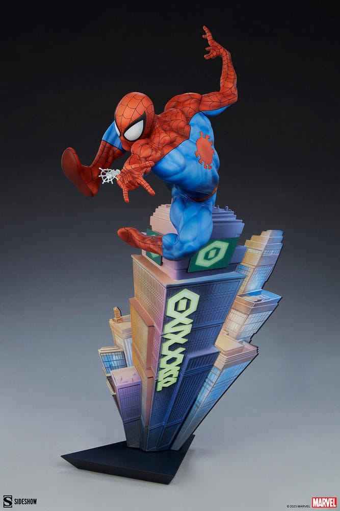 Marvel Premium Format Statue Spider-Man 55cm - Scale Statue - Sideshow Collectibles - Hobby Figures UK