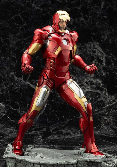 Marvel The Avengers ARTFX PVC Statue 1/6 Iron Man Mark 7 32cm - Scale Statue - Kotobukiya - Hobby Figures UK