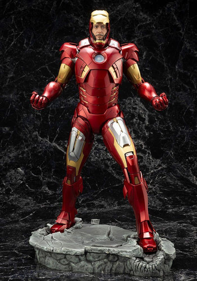 Marvel The Avengers ARTFX PVC Statue 1/6 Iron Man Mark 7 32cm - Scale Statue - Kotobukiya - Hobby Figures UK