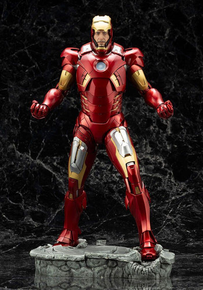Marvel The Avengers ARTFX PVC Statue 1/6 Iron Man Mark 7 32cm - Scale Statue - Kotobukiya - Hobby Figures UK
