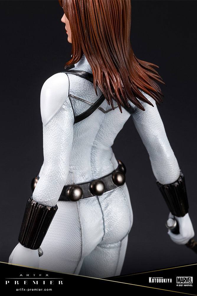 Marvel Universe ARTFX Premier PVC Statue 1/10 Black Widow White Costume Limited Edition 21cm - Scale Statue - Kotobukiya - Hobby Figures UK