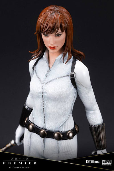 Marvel Universe ARTFX Premier PVC Statue 1/10 Black Widow White Costume Limited Edition 21cm - Scale Statue - Kotobukiya - Hobby Figures UK