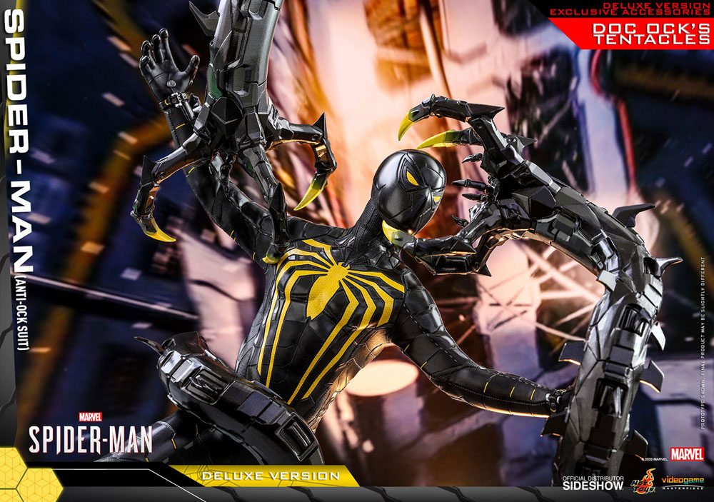 Marvel's Spider-Man Video Game Masterpiece Action Figure 1/6 Spider-Man (Anti-Ock Suit) Deluxe 30cm - Action Figures - Hot Toys - Hobby Figures UK
