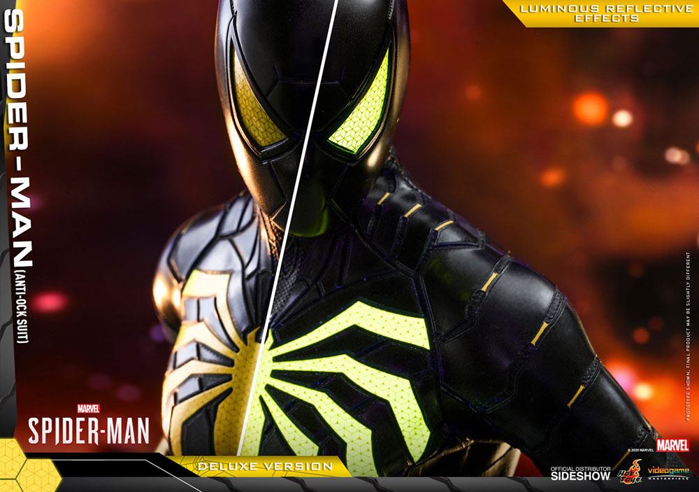Marvel's Spider-Man Video Game Masterpiece Action Figure 1/6 Spider-Man (Anti-Ock Suit) Deluxe 30cm - Action Figures - Hot Toys - Hobby Figures UK
