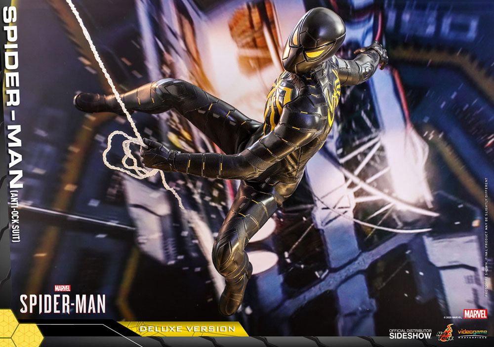 Marvel's Spider-Man Video Game Masterpiece Action Figure 1/6 Spider-Man (Anti-Ock Suit) Deluxe 30cm - Action Figures - Hot Toys - Hobby Figures UK