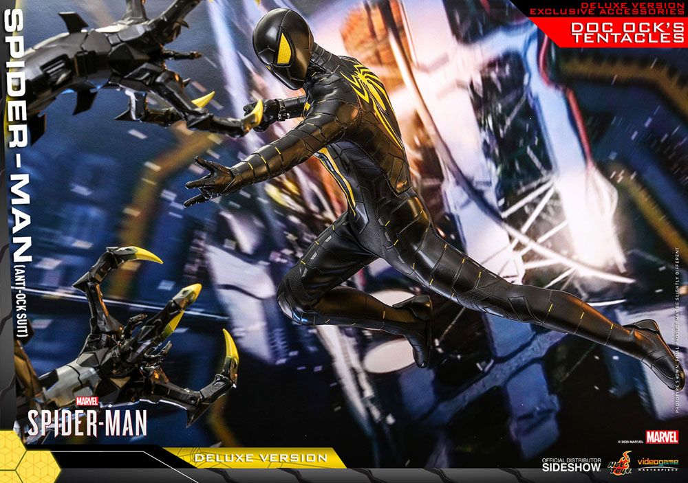 Marvel's Spider-Man Video Game Masterpiece Action Figure 1/6 Spider-Man (Anti-Ock Suit) Deluxe 30cm - Action Figures - Hot Toys - Hobby Figures UK