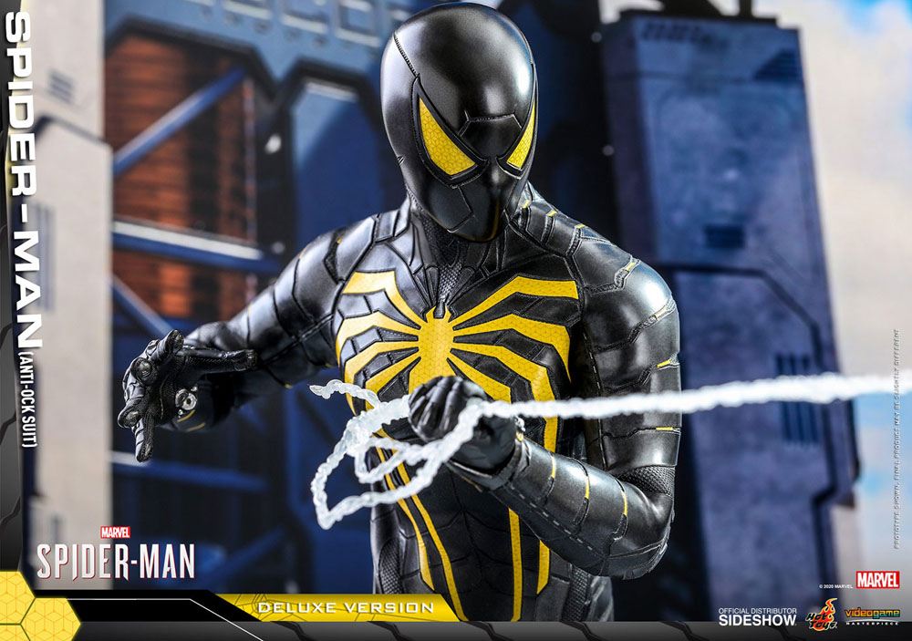 Marvel's Spider-Man Video Game Masterpiece Action Figure 1/6 Spider-Man (Anti-Ock Suit) Deluxe 30cm - Action Figures - Hot Toys - Hobby Figures UK