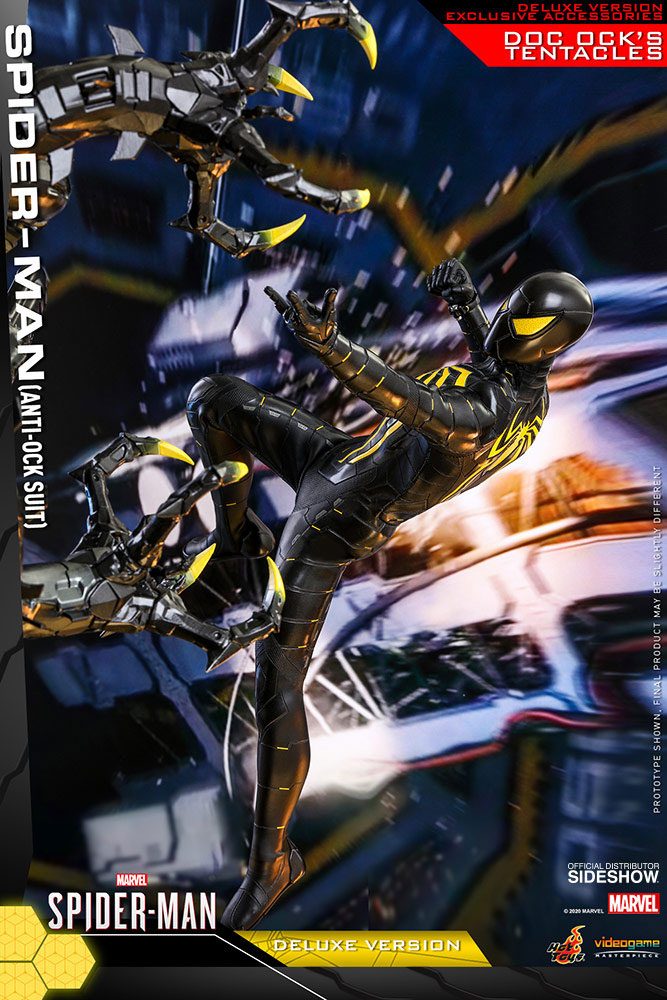 Marvel's Spider-Man Video Game Masterpiece Action Figure 1/6 Spider-Man (Anti-Ock Suit) Deluxe 30cm - Action Figures - Hot Toys - Hobby Figures UK