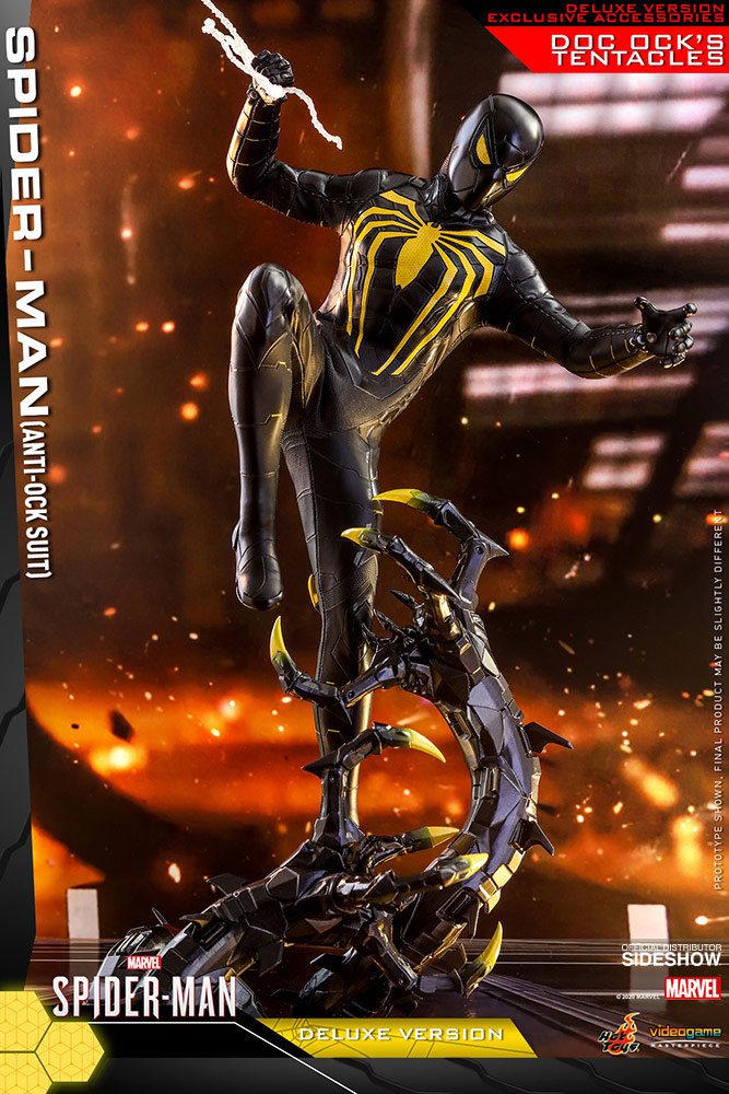 Marvel's Spider-Man Video Game Masterpiece Action Figure 1/6 Spider-Man (Anti-Ock Suit) Deluxe 30cm - Action Figures - Hot Toys - Hobby Figures UK