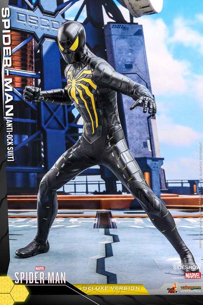 Marvel's Spider-Man Video Game Masterpiece Action Figure 1/6 Spider-Man (Anti-Ock Suit) Deluxe 30cm - Action Figures - Hot Toys - Hobby Figures UK