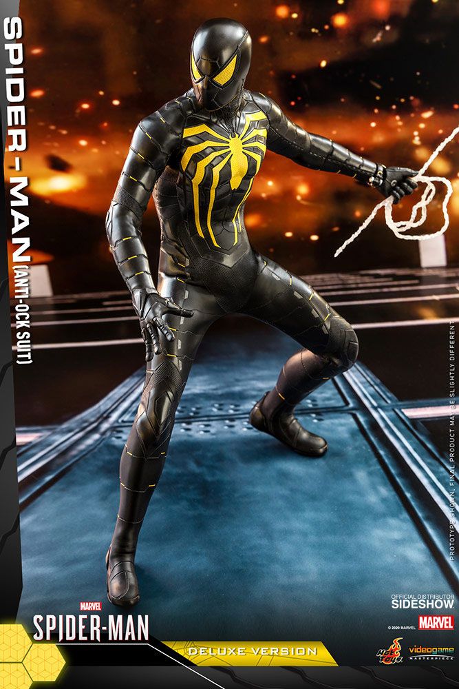 Marvel's Spider-Man Video Game Masterpiece Action Figure 1/6 Spider-Man (Anti-Ock Suit) Deluxe 30cm - Action Figures - Hot Toys - Hobby Figures UK