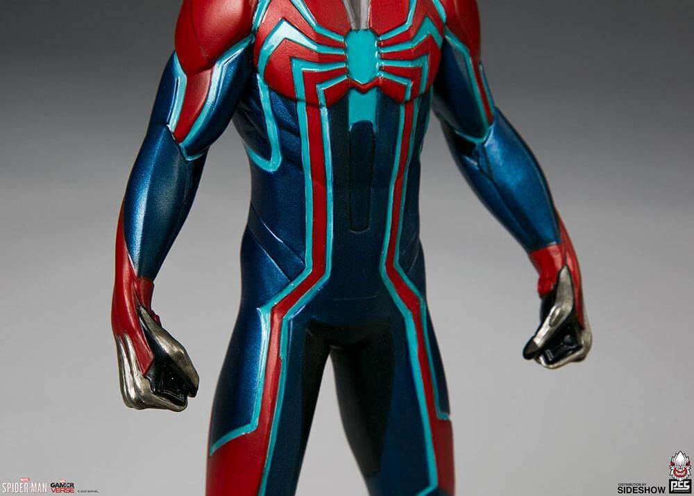 Marvel's Spider-Man Statue 1/10 Spider-Man Velocity Suit 19cm - Scale Statue - Iron Studios - Hobby Figures UK