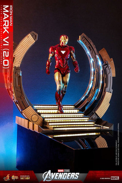Marvel's The Avengers Movie Masterpiece Diecast Action Figure 1/6 Iron Man Mark VI (2.0) 32cm - Action Figures - Hot Toys - Hobby Figures UK